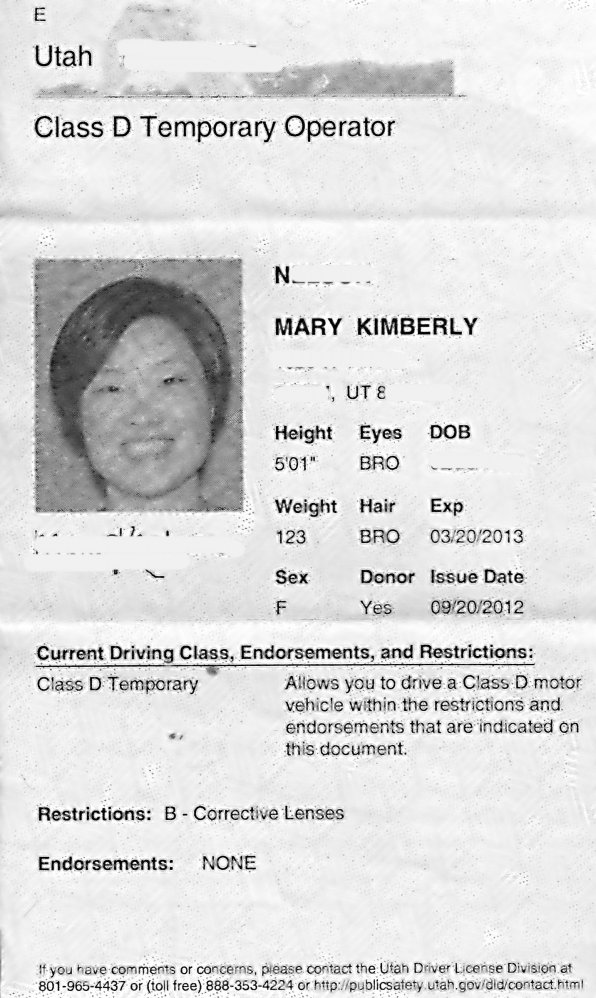 Mary Gets a License.